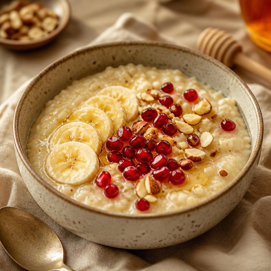 Ragi fruit crunch bowl